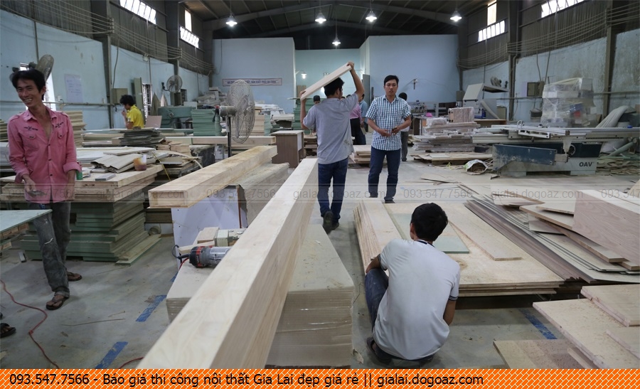 Báo giá thi công nội thất Gia Lai đẹp giá rẻ