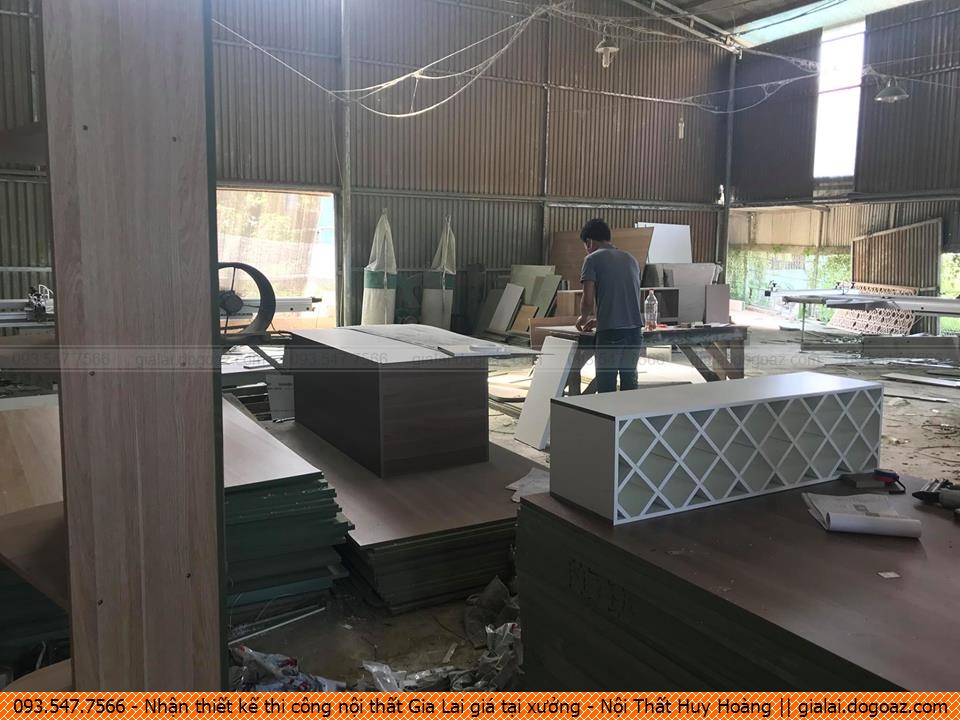 Nhận thiết kế thi công nội thất Gia Lai giá tại xưởng - Nội Thất Huy Hoàng