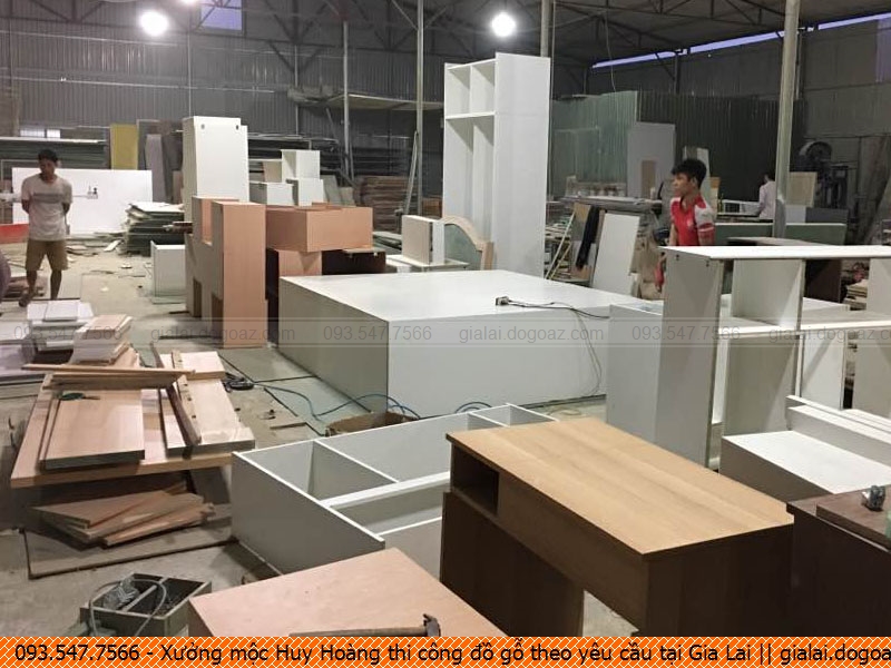 Xưởng mộc Huy Hoàng thi công đồ gỗ theo yêu cầu tại Gia Lai