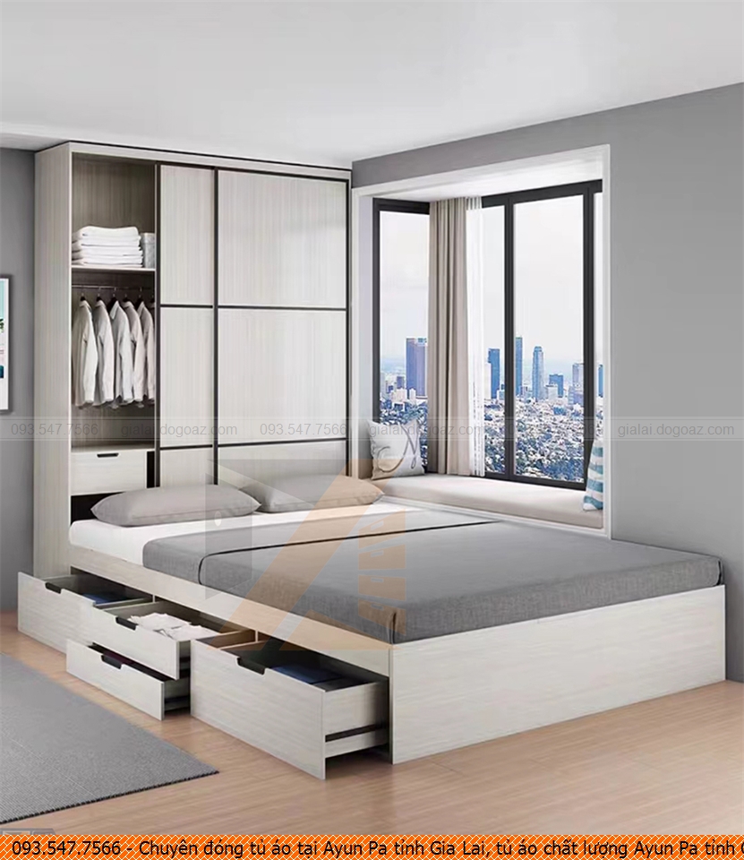 Chuyên đóng tủ áo tại Ayun Pa tỉnh Gia Lai, tủ áo chất lượng Ayun Pa tỉnh Gia Lai uy tín gọi 093.54.77.566