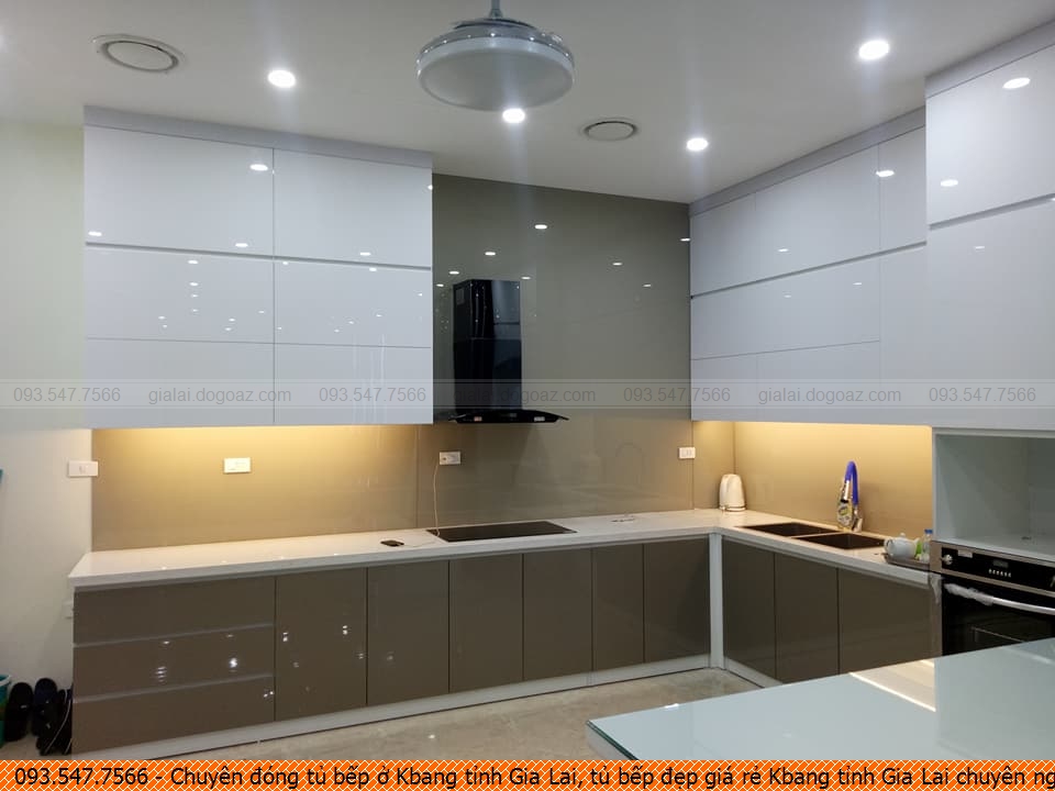 Chuyên đóng tủ bếp ở Kbang tỉnh Gia Lai, tủ bếp đẹp giá rẻ Kbang tỉnh Gia Lai chuyên nghiệp gọi Hotline 093.54.77.566