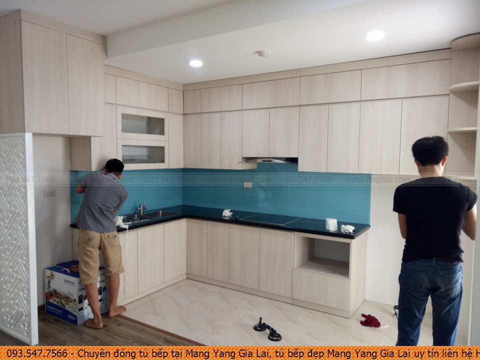 Chuyên đóng tủ bếp tại Mang Yang Gia Lai, tủ bếp đẹp Mang Yang Gia Lai uy tín liên hệ Hotline 093.54.77.566