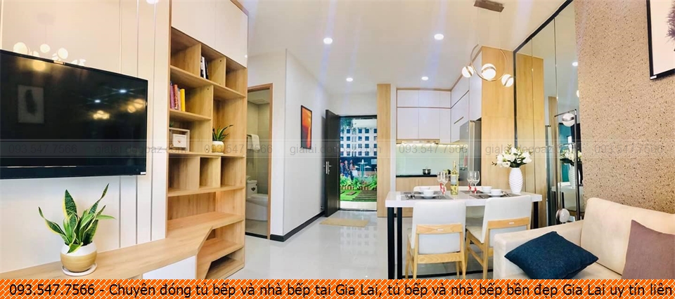Chuyên đóng tủ bếp và nhà bếp tại Gia Lai, tủ bếp và nhà bếp bền đẹp Gia Lai uy tín liên hệ 093.5477566