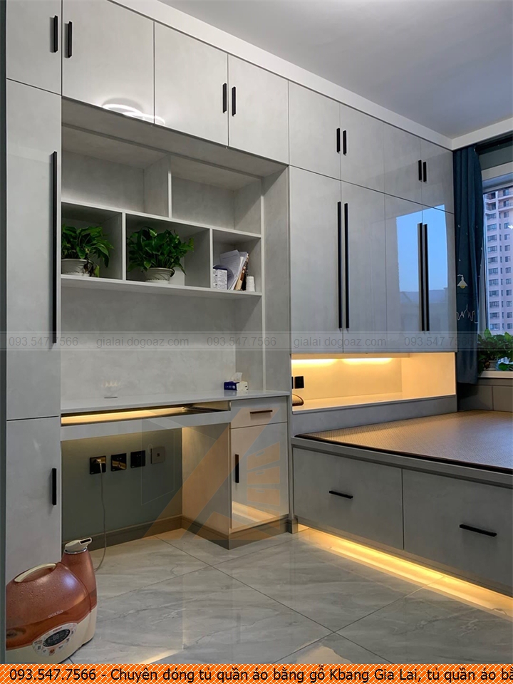 Chuyên đóng tủ quần áo bằng gỗ Kbang Gia Lai, tủ quần áo bằng gỗ bền đẹp Kbang Gia Lai chuyên nghiệp 09.3547.7566