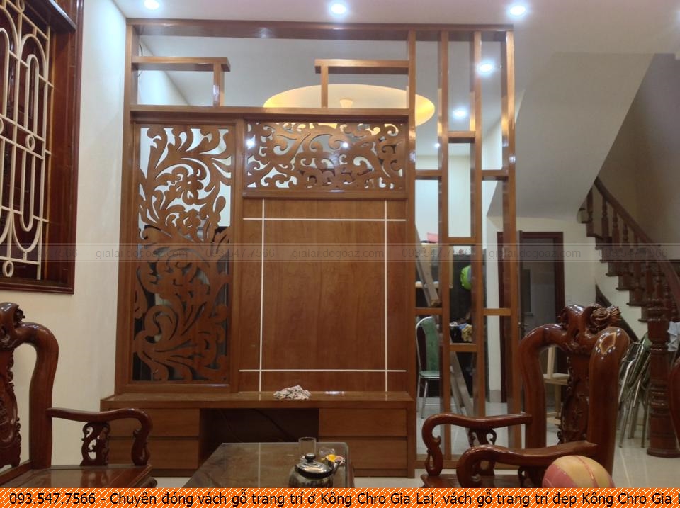 Chuyên đóng vách gỗ trang trí ở Kông Chro Gia Lai, vách gỗ trang trí đẹp Kông Chro Gia Lai uy tín liên hệ Hotline 093-547-7566