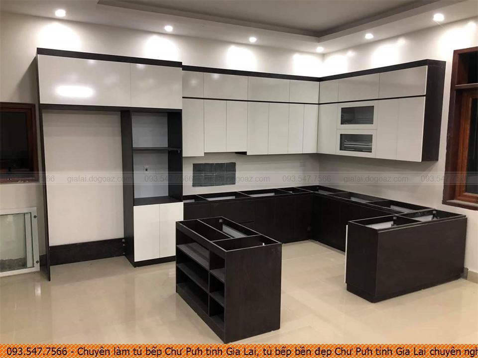 Chuyên làm tủ bếp Chư Pưh tỉnh Gia Lai, tủ bếp bền đẹp Chư Pưh tỉnh Gia Lai chuyên nghiệp 093-5477-566