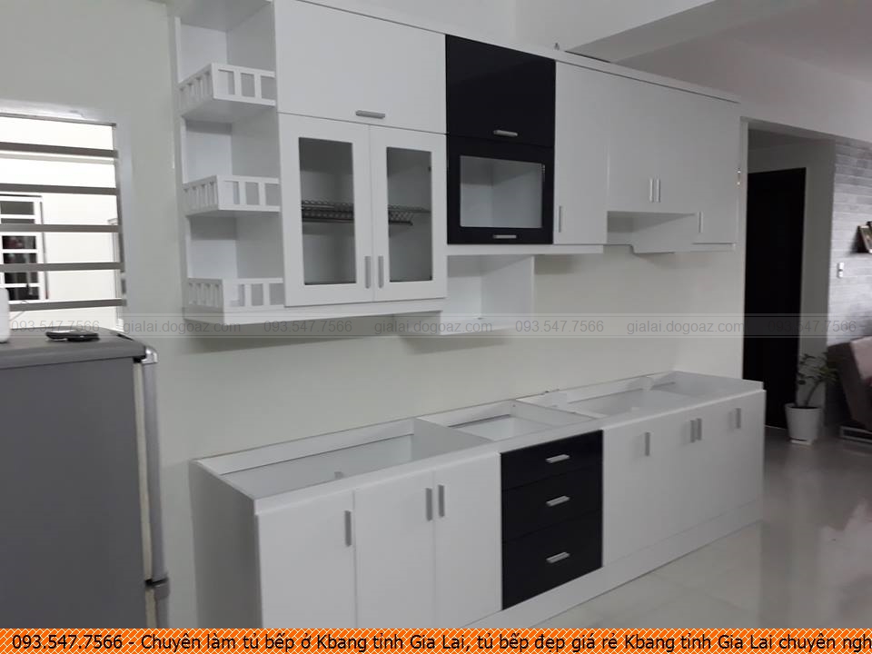 Chuyên làm tủ bếp ở Kbang tỉnh Gia Lai, tủ bếp đẹp giá rẻ Kbang tỉnh Gia Lai chuyên nghiệp liên hệ 093.5477566