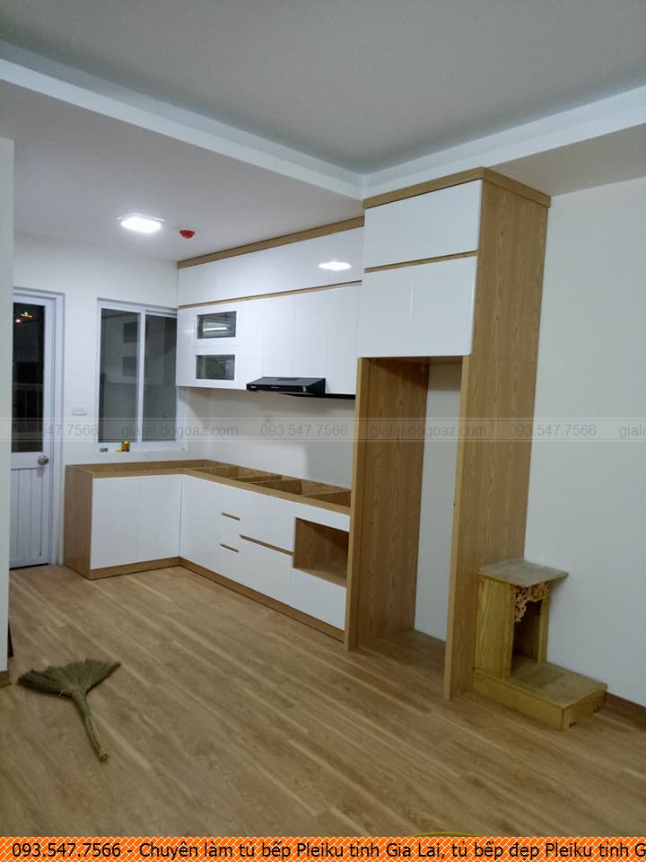 Chuyên làm tủ bếp Pleiku tỉnh Gia Lai, tủ bếp đẹp Pleiku tỉnh Gia Lai chuyên nghiệp 093-5477-566