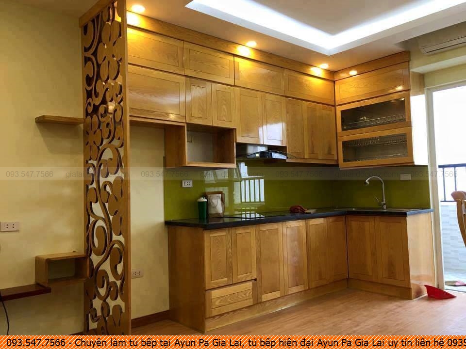 Chuyên làm tủ bếp tại Ayun Pa Gia Lai, tủ bếp hiện đại Ayun Pa Gia Lai uy tín liên hệ 0935477566