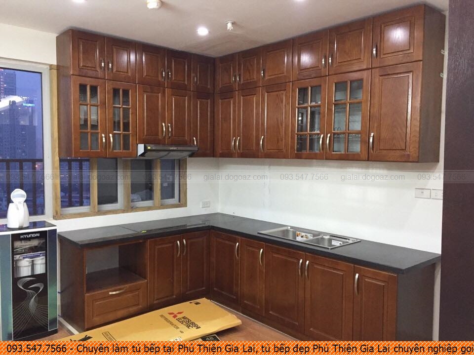 Chuyên làm tủ bếp tại Phú Thiện Gia Lai, tủ bếp đẹp Phú Thiện Gia Lai chuyên nghiệp gọi Hotline 093-547-7566