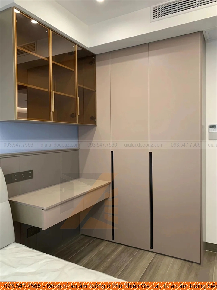 Đóng tủ áo âm tường ở Phú Thiện Gia Lai, tủ áo âm tường hiện đại Phú Thiện Gia Lai chuyên nghiệp SĐT 093.5477566