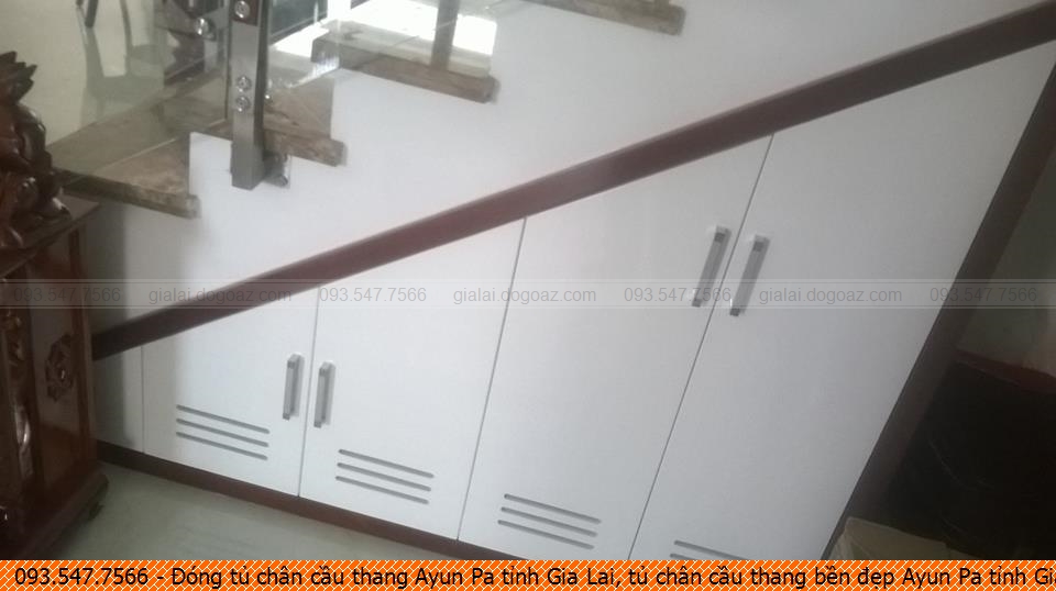 Đóng tủ chân cầu thang Ayun Pa tỉnh Gia Lai, tủ chân cầu thang bền đẹp Ayun Pa tỉnh Gia Lai chuyên nghiệp Hotline 0935477566