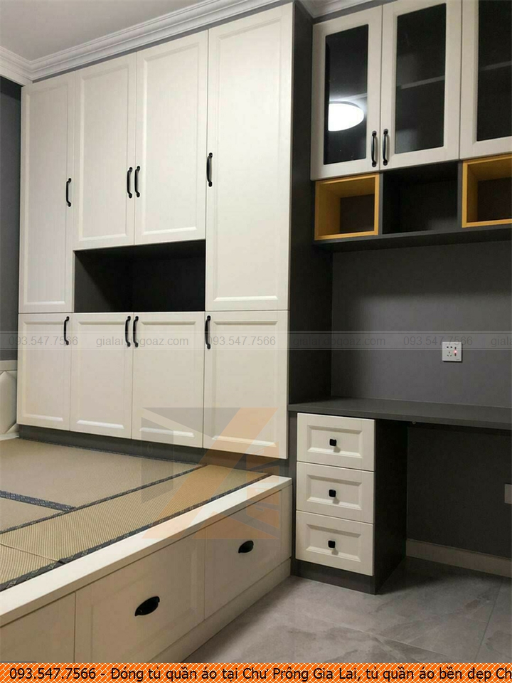 Đóng tủ quần áo tại Chư Prông Gia Lai, tủ quần áo bền đẹp Chư Prông Gia Lai uy tín 093.547.7566