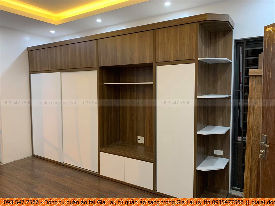 Đóng tủ quần áo tại Gia Lai, tủ quần áo sang trọng Gia Lai uy tín 0935477566