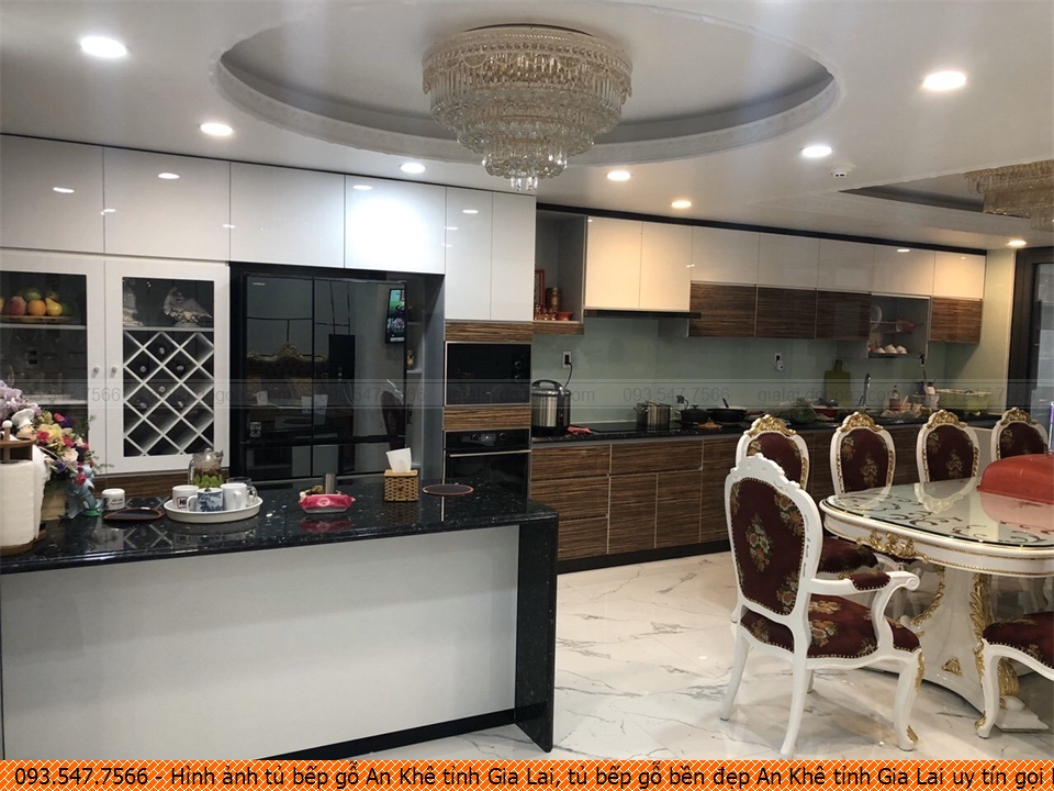 Hình ảnh tủ bếp gỗ An Khê tỉnh Gia Lai, tủ bếp gỗ bền đẹp An Khê tỉnh Gia Lai uy tín gọi Hotline 09.3547.7566
