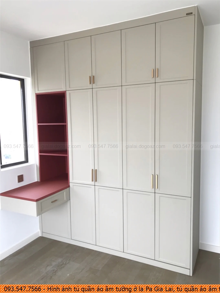 Hình ảnh tủ quần áo âm tường ở la Pa Gia Lai, tủ quần áo âm tường bền đẹp la Pa Gia Lai chuyên nghiệp gọi Hotline 09.3547.7566