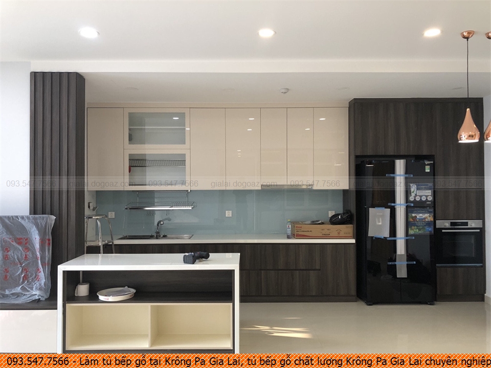 Làm tủ bếp gỗ tại Krông Pa Gia Lai, tủ bếp gỗ chất lượng Krông Pa Gia Lai chuyên nghiệp SĐT 093-5477-566