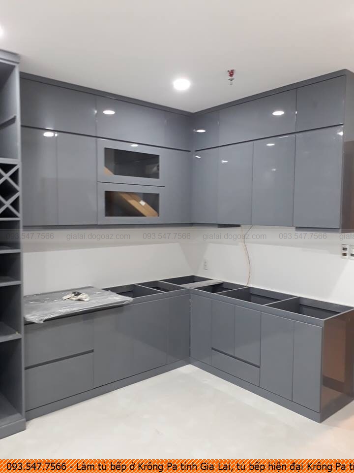 Làm tủ bếp ở Krông Pa tỉnh Gia Lai, tủ bếp hiện đại Krông Pa tỉnh Gia Lai chuyên nghiệp 09.3547.7566