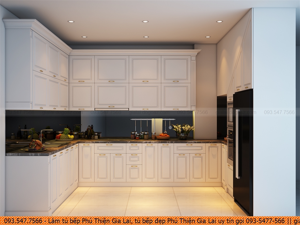 Làm tủ bếp Phú Thiện Gia Lai, tủ bếp đẹp Phú Thiện Gia Lai uy tín gọi 093-5477-566