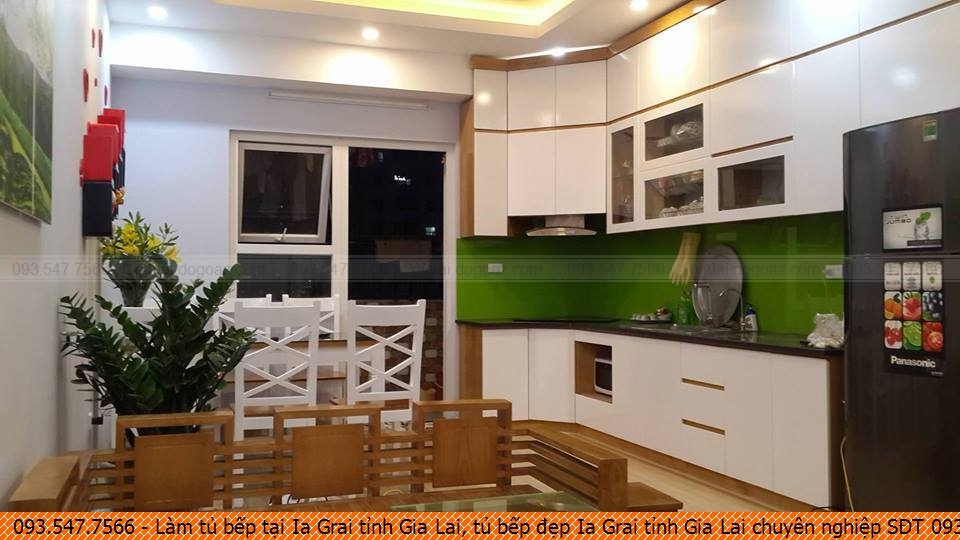 Làm tủ bếp tại Ia Grai tỉnh Gia Lai, tủ bếp đẹp Ia Grai tỉnh Gia Lai chuyên nghiệp SĐT 093.54.77.566