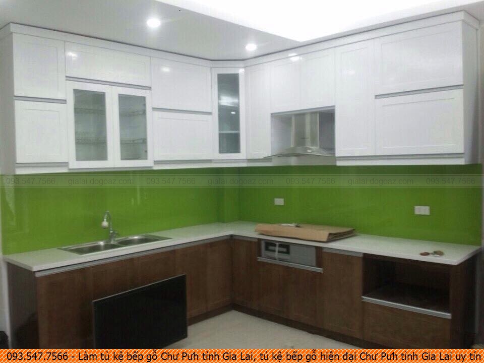 Làm tủ kệ bếp gỗ Chư Pưh tỉnh Gia Lai, tủ kệ bếp gỗ hiện đại Chư Pưh tỉnh Gia Lai uy tín 093.54.77.566