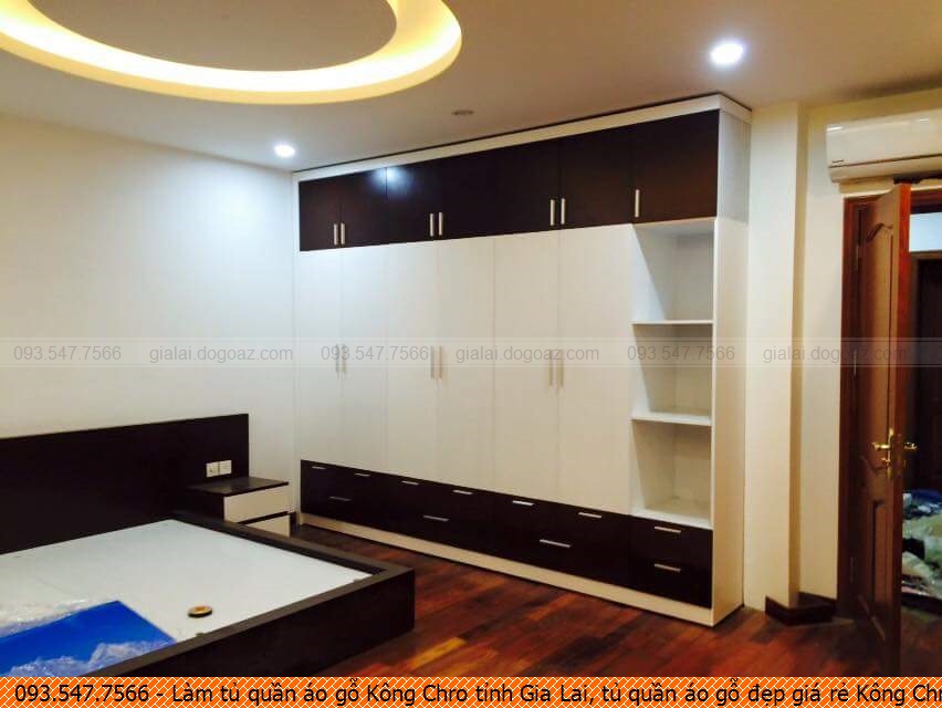 Làm tủ quần áo gỗ Kông Chro tỉnh Gia Lai, tủ quần áo gỗ đẹp giá rẻ Kông Chro tỉnh Gia Lai uy tín liên hệ Hotline 09.3547.7566