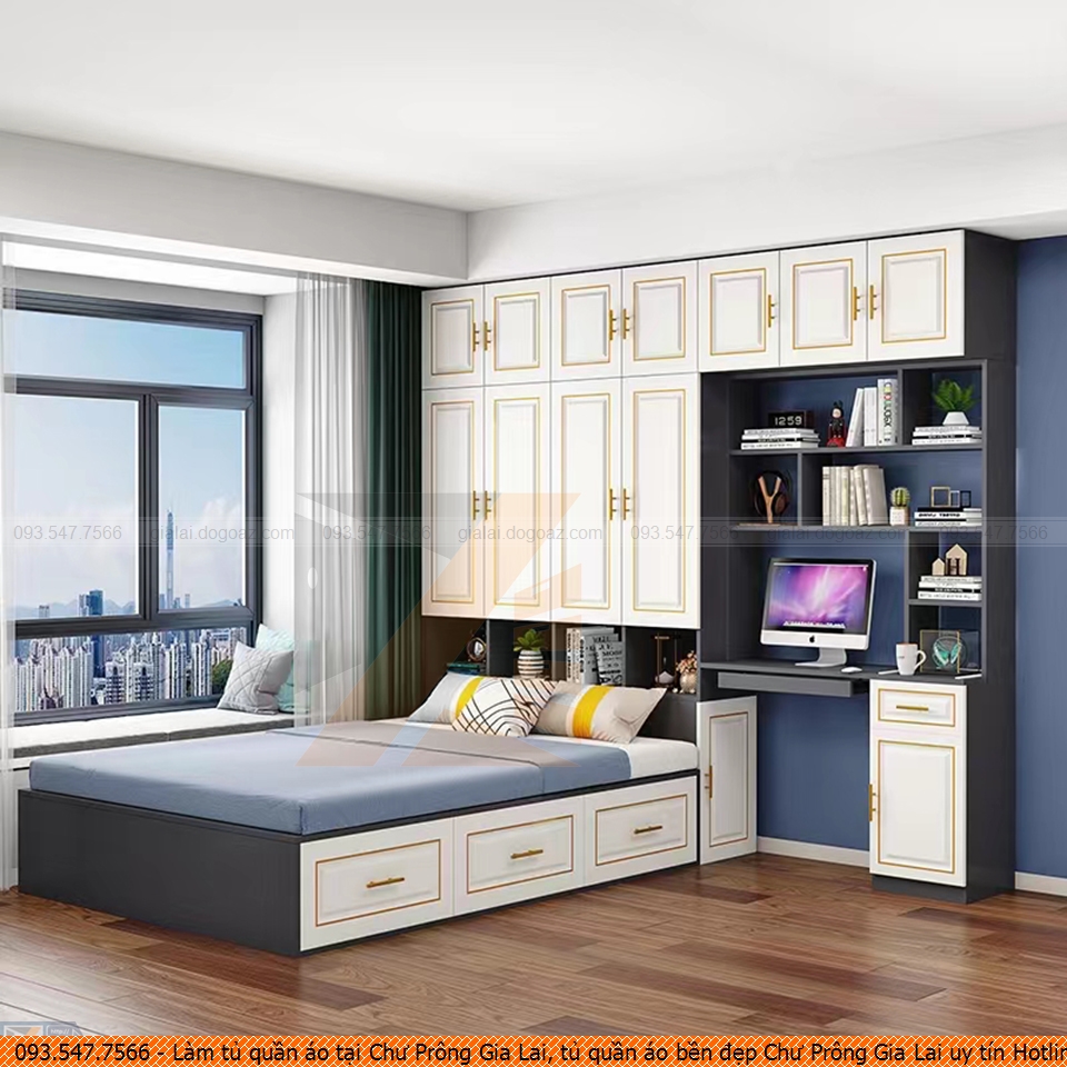 Làm tủ quần áo tại Chư Prông Gia Lai, tủ quần áo bền đẹp Chư Prông Gia Lai uy tín Hotline 093-5477-566