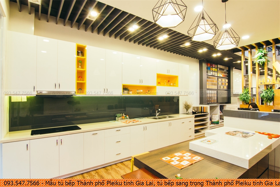 Mẫu tủ bếp Thành phố Pleiku tỉnh Gia Lai, tủ bếp sang trọng Thành phố Pleiku tỉnh Gia Lai chuyên nghiệp Hotline 093.5477566