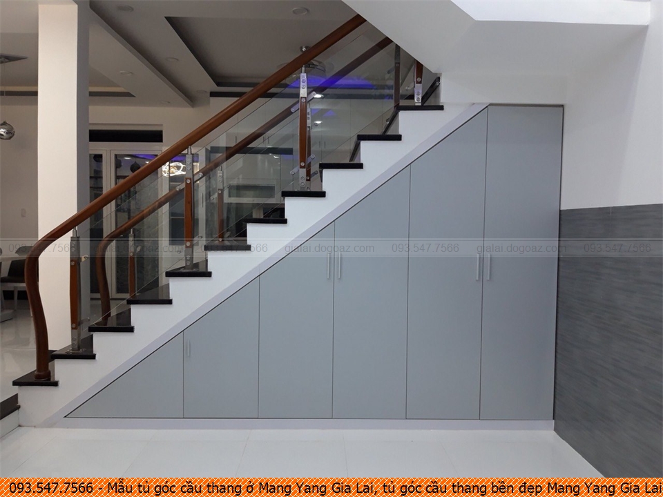 Mẫu tủ góc cầu thang ở Mang Yang Gia Lai, tủ góc cầu thang bền đẹp Mang Yang Gia Lai chuyên nghiệp Hotline 0935477566