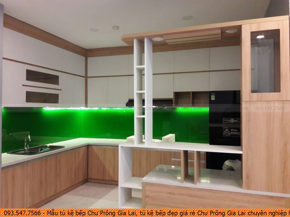 Mẫu tủ kệ bếp Chư Prông Gia Lai, tủ kệ bếp đẹp giá rẻ Chư Prông Gia Lai chuyên nghiệp Hotline 0935477566