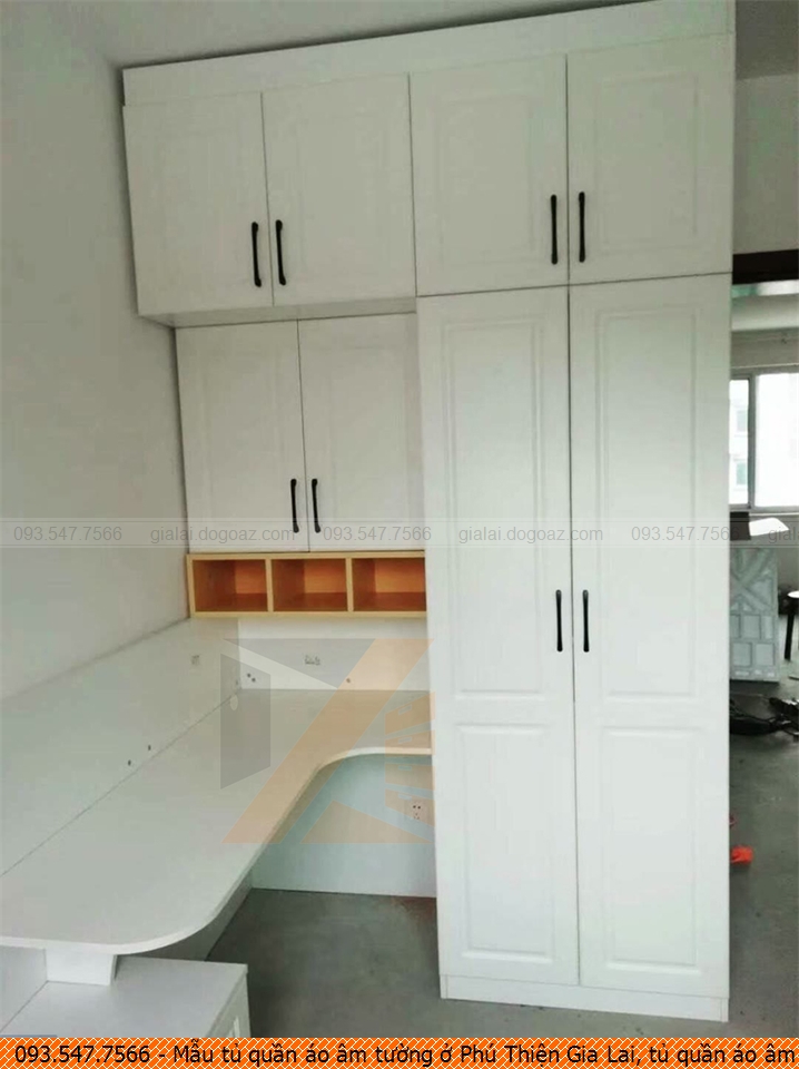 Mẫu tủ quần áo âm tường ở Phú Thiện Gia Lai, tủ quần áo âm tường giá rẻ Phú Thiện Gia Lai uy tín SĐT 093-547-7566