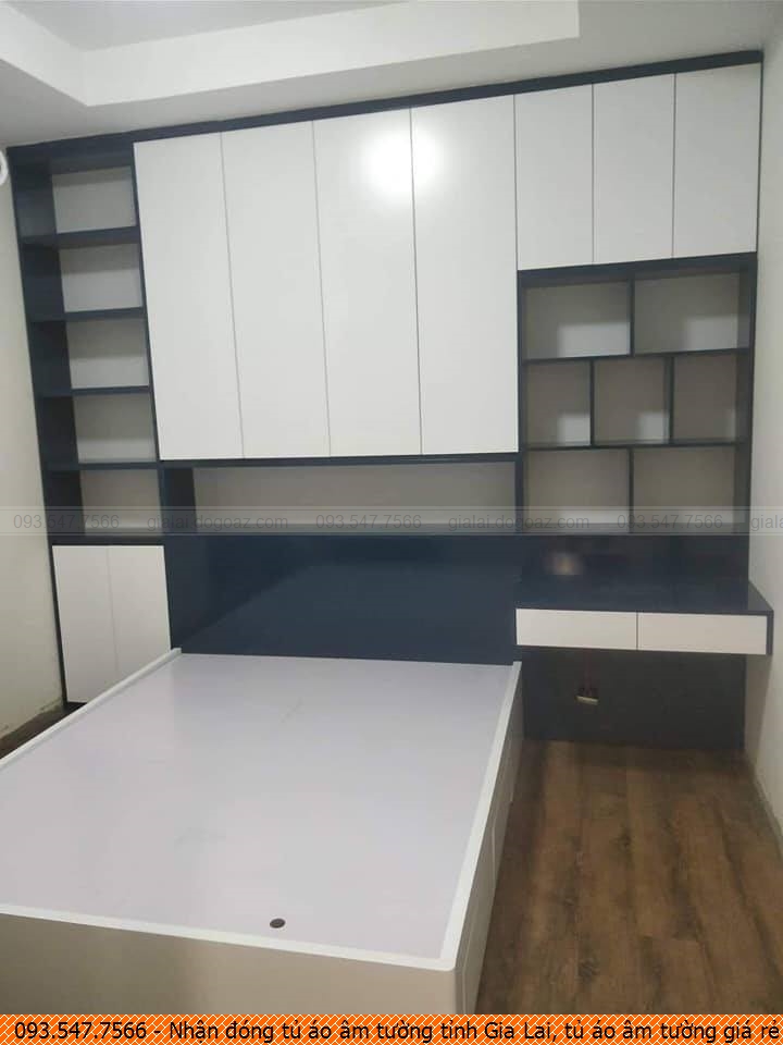 Nhận đóng tủ áo âm tường tỉnh Gia Lai, tủ áo âm tường giá rẻ tỉnh Gia Lai chuyên nghiệp SĐT 09.3547.7566