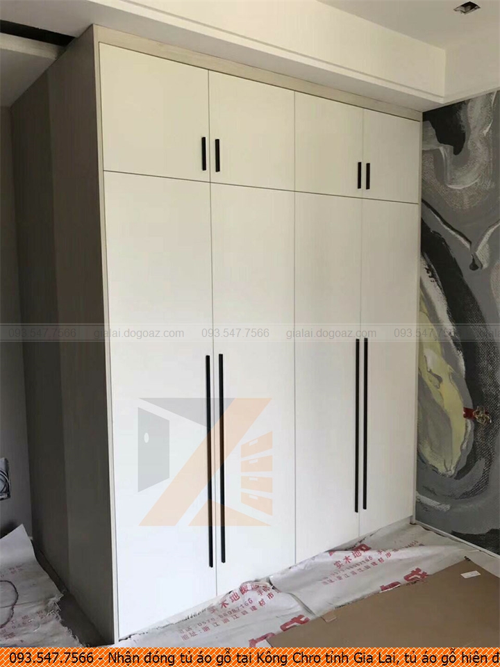 Nhận đóng tủ áo gỗ tại Kông Chro tỉnh Gia Lai, tủ áo gỗ hiện đại Kông Chro tỉnh Gia Lai uy tín gọi Hotline 093.547.7566