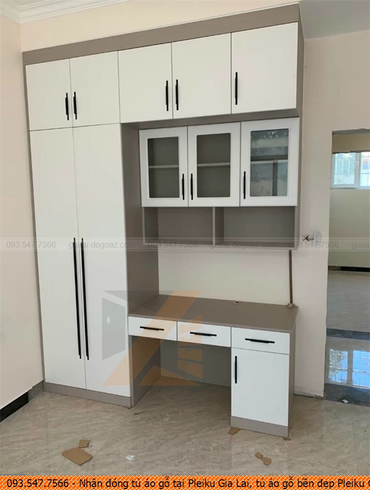 Nhận đóng tủ áo gỗ tại Pleiku Gia Lai, tủ áo gỗ bền đẹp Pleiku Gia Lai chuyên nghiệp SĐT 09.3547.7566