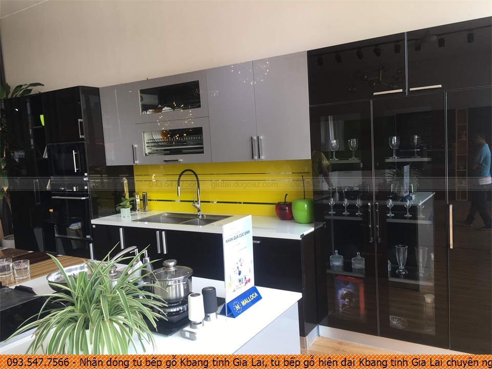 Nhận đóng tủ bếp gỗ Kbang tỉnh Gia Lai, tủ bếp gỗ hiện đại Kbang tỉnh Gia Lai chuyên nghiệp SĐT 09.3547.7566