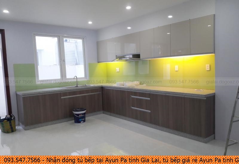 Nhận đóng tủ bếp tại Ayun Pa tỉnh Gia Lai, tủ bếp giá rẻ Ayun Pa tỉnh Gia Lai chuyên nghiệp gọi Hotline 093.5477566