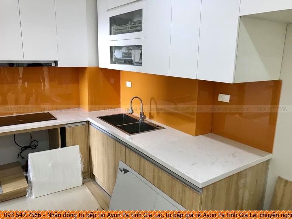Nhận đóng tủ bếp tại Ayun Pa tỉnh Gia Lai, tủ bếp giá rẻ Ayun Pa tỉnh Gia Lai chuyên nghiệp Hotline 0935477566