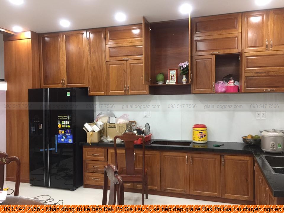 Nhận đóng tủ kệ bếp Đak Pơ Gia Lai, tủ kệ bếp đẹp giá rẻ Đak Pơ Gia Lai chuyên nghiệp 093-547-7566