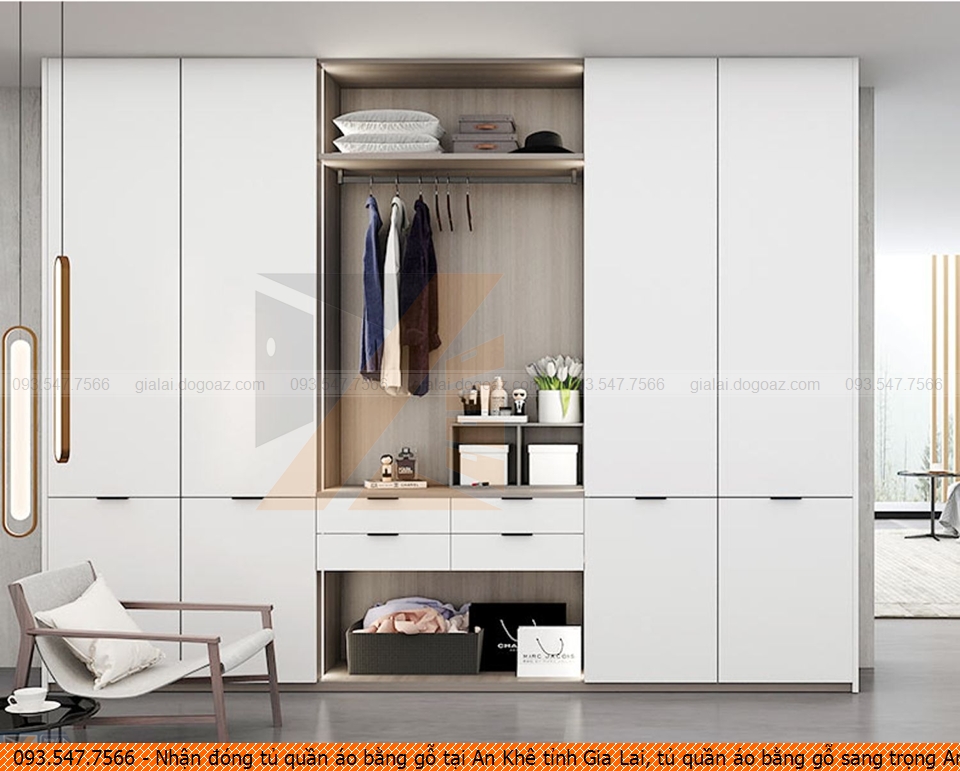 Nhận đóng tủ quần áo bằng gỗ tại An Khê tỉnh Gia Lai, tủ quần áo bằng gỗ sang trọng An Khê tỉnh Gia Lai chuyên nghiệp gọi SĐT 0935477566