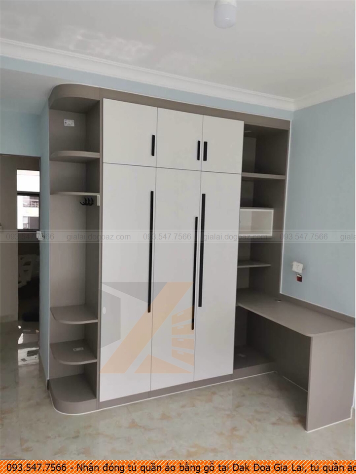 Nhận đóng tủ quần áo bằng gỗ tại Đak Đoa Gia Lai, tủ quần áo bằng gỗ bền đẹp Đak Đoa Gia Lai chuyên nghiệp 09.3547.7566