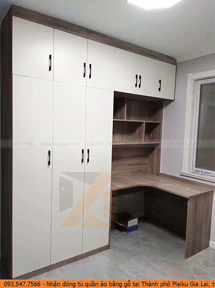Nhận đóng tủ quần áo bằng gỗ tại Thành phố Pleiku Gia Lai, tủ quần áo bằng gỗ chất lượng Thành phố Pleiku Gia Lai chuyên nghiệp liên hệ Hotline 09.3547.7566