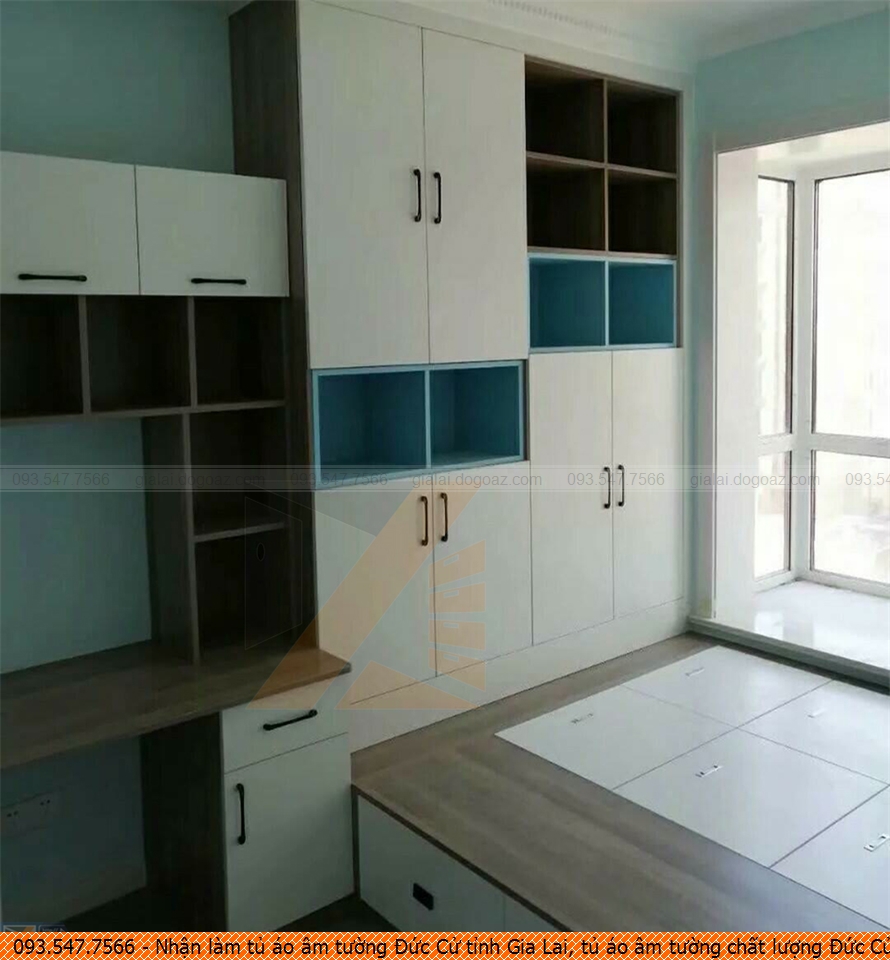 Nhận làm tủ áo âm tường Đức Cử tỉnh Gia Lai, tủ áo âm tường chất lượng Đức Cử tỉnh Gia Lai chuyên nghiệp Hotline 09.3547.7566
