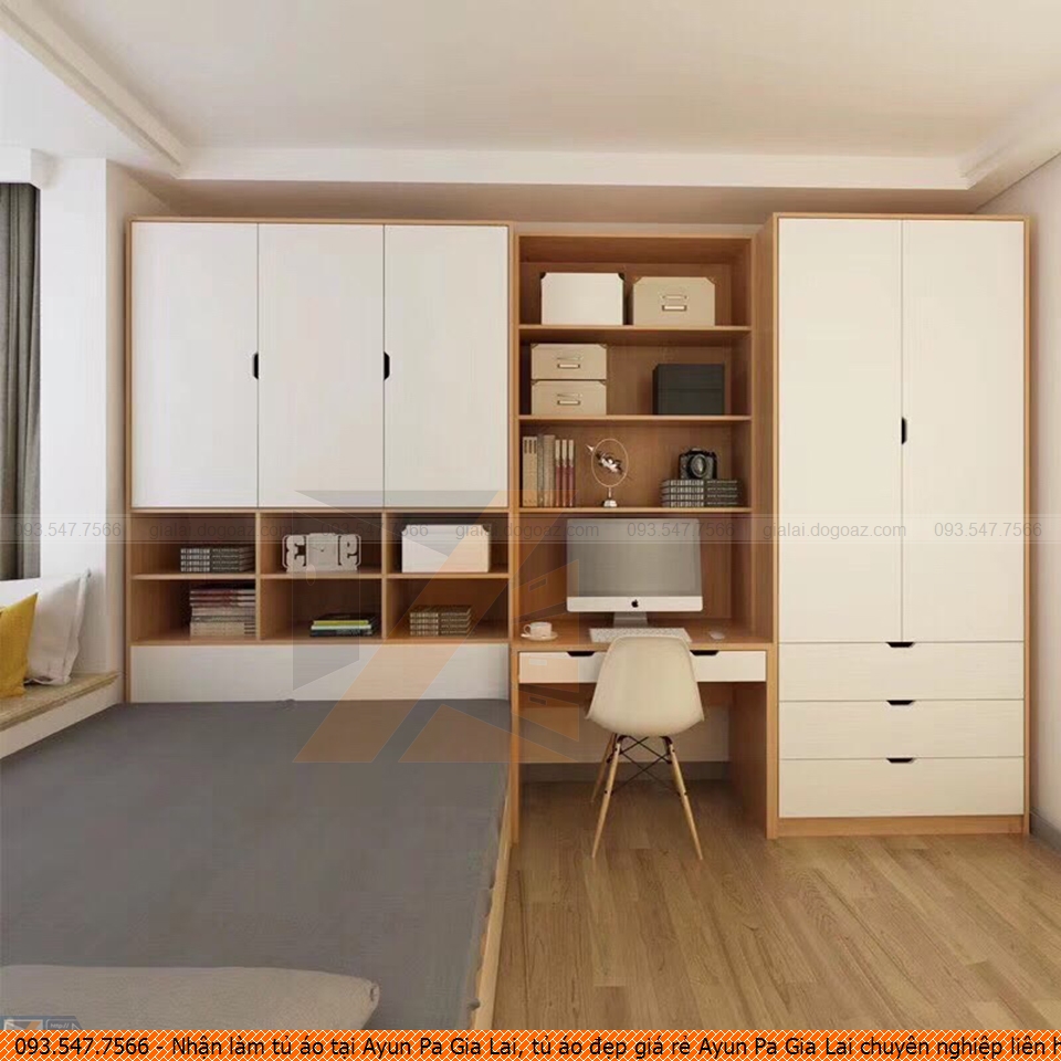 Nhận làm tủ áo tại Ayun Pa Gia Lai, tủ áo đẹp giá rẻ Ayun Pa Gia Lai chuyên nghiệp liên hệ 093-5477-566