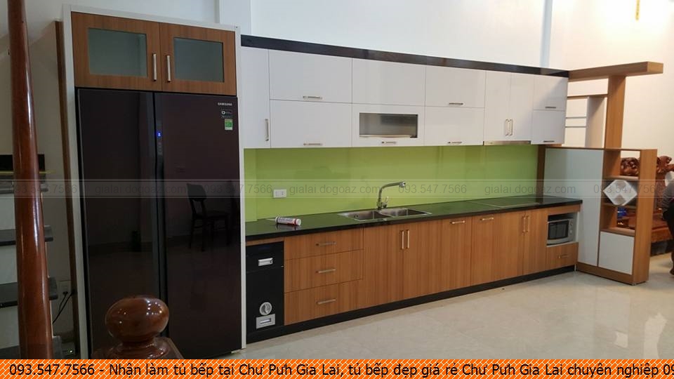 Nhận làm tủ bếp tại Chư Pưh Gia Lai, tủ bếp đẹp giá rẻ Chư Pưh Gia Lai chuyên nghiệp 093.54.77.566