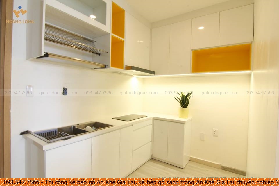 Thi công kệ bếp gỗ An Khê Gia Lai, kệ bếp gỗ sang trọng An Khê Gia Lai chuyên nghiệp SĐT 09.3547.7566