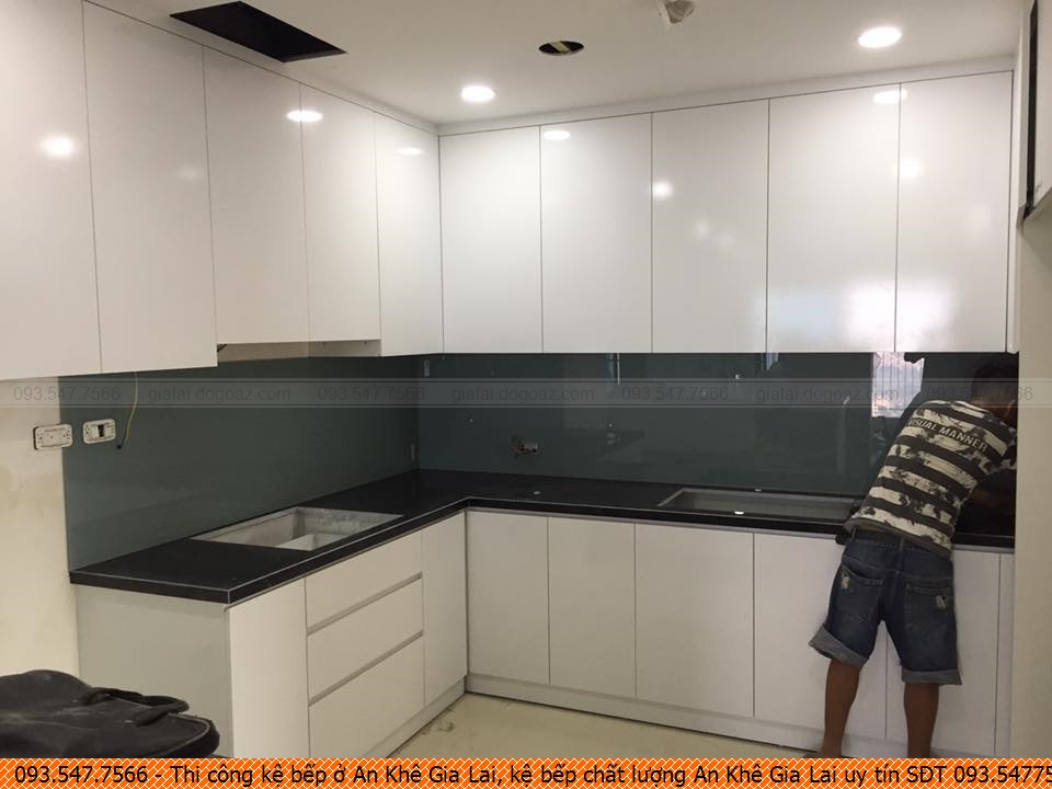 Thi công kệ bếp ở An Khê Gia Lai, kệ bếp chất lượng An Khê Gia Lai uy tín SĐT 093.5477566
