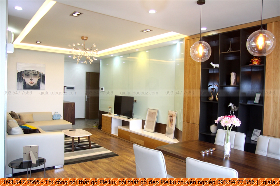 Thi công nội thất gỗ Pleiku, nội thất gỗ đẹp Pleiku chuyên nghiệp 093.54.77.566