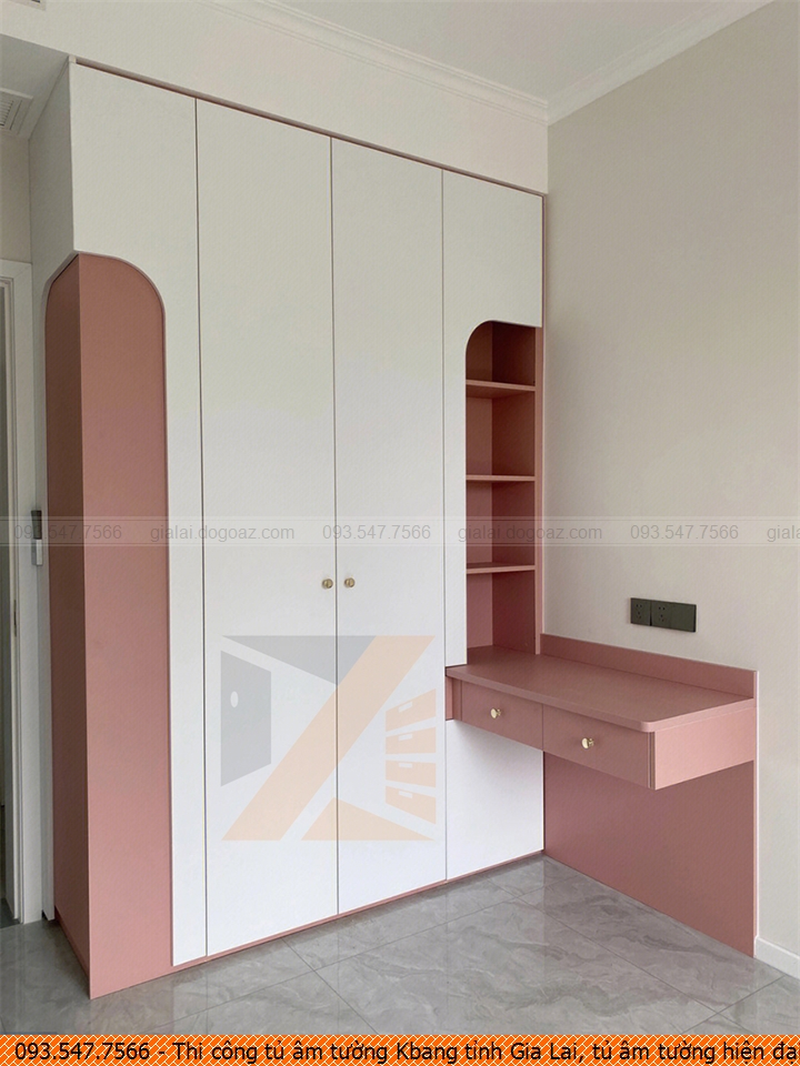 Thi công tủ âm tường Kbang tỉnh Gia Lai, tủ âm tường hiện đại Kbang tỉnh Gia Lai chuyên nghiệp gọi Hotline 093-547-7566