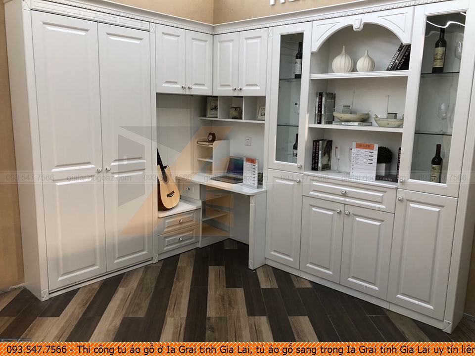 Thi công tủ áo gỗ ở Ia Grai tỉnh Gia Lai, tủ áo gỗ sang trọng Ia Grai tỉnh Gia Lai uy tín liên hệ Hotline 09.3547.7566