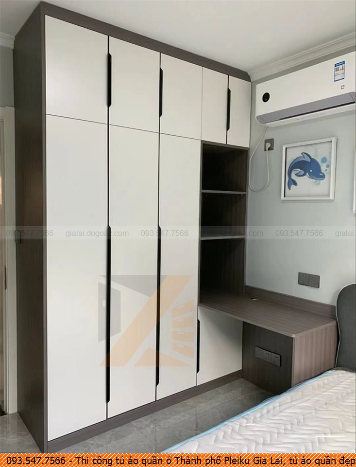 Thi công tủ áo quần ở Thành phố Pleiku Gia Lai, tủ áo quần đẹp giá rẻ Thành phố Pleiku Gia Lai chuyên nghiệp gọi 0935477566